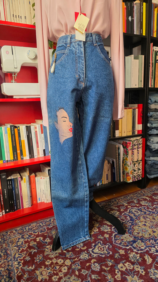 Jeans Anthony's con disegno