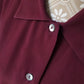Camicia in seta vino