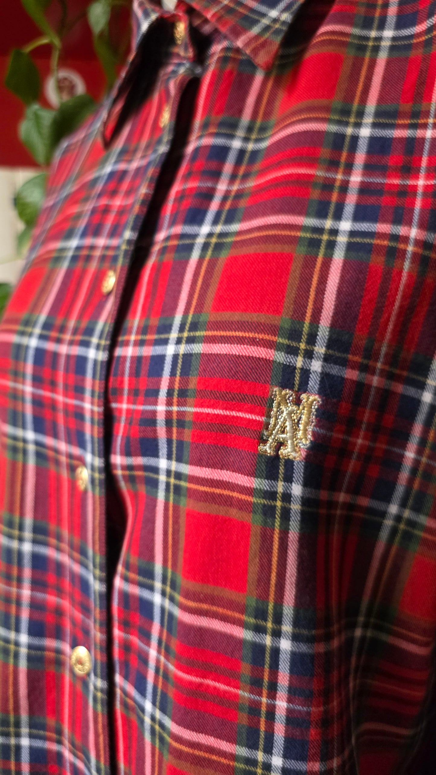 Camicia tartan rossa
