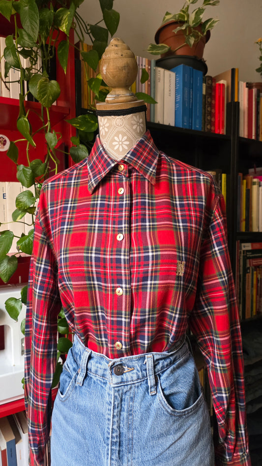 Camicia tartan rossa