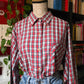 Camicia quadretti rosso verde