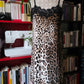 Slip dress animalier