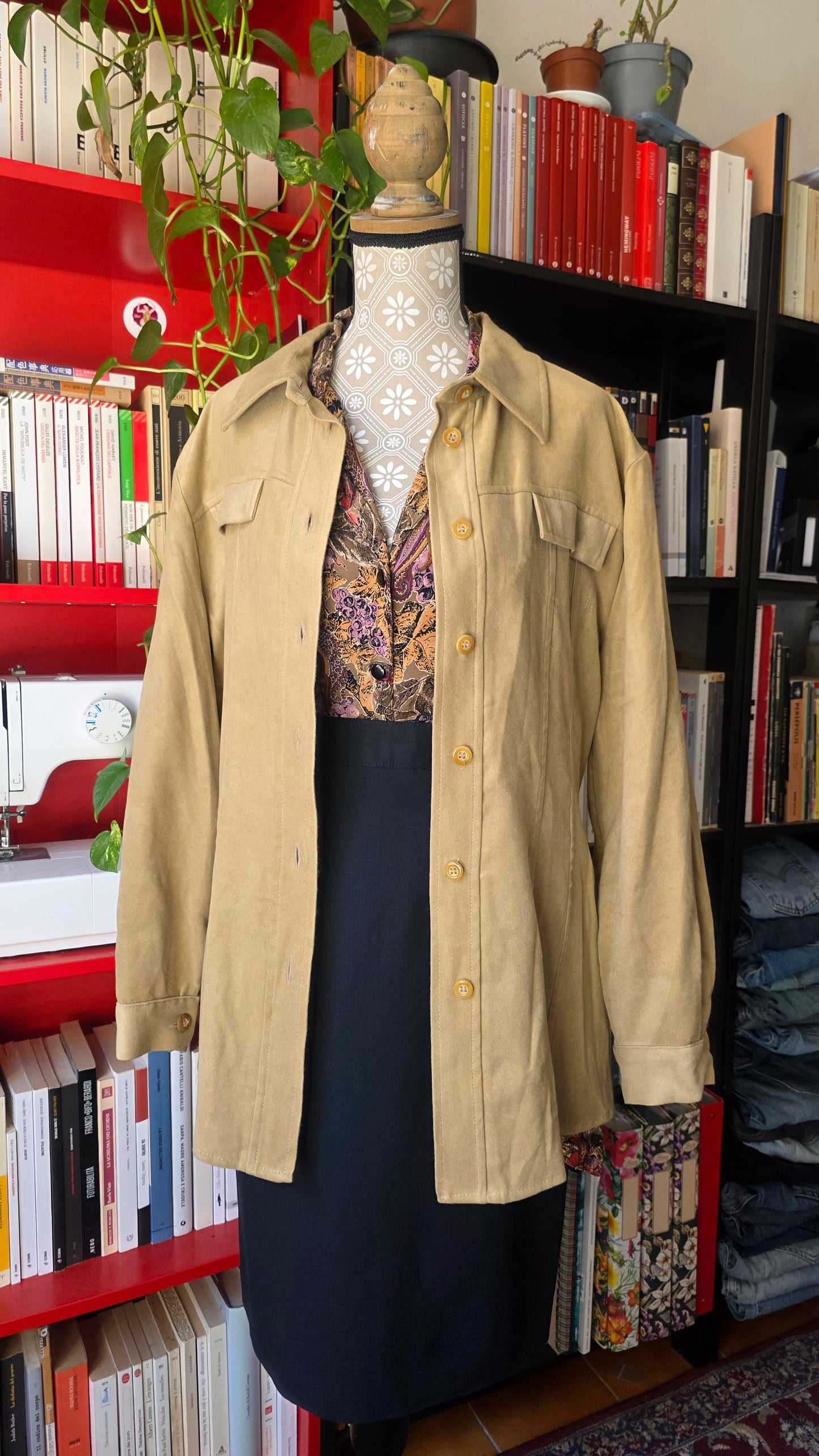 Giacchetta camicia simil camoscio #2