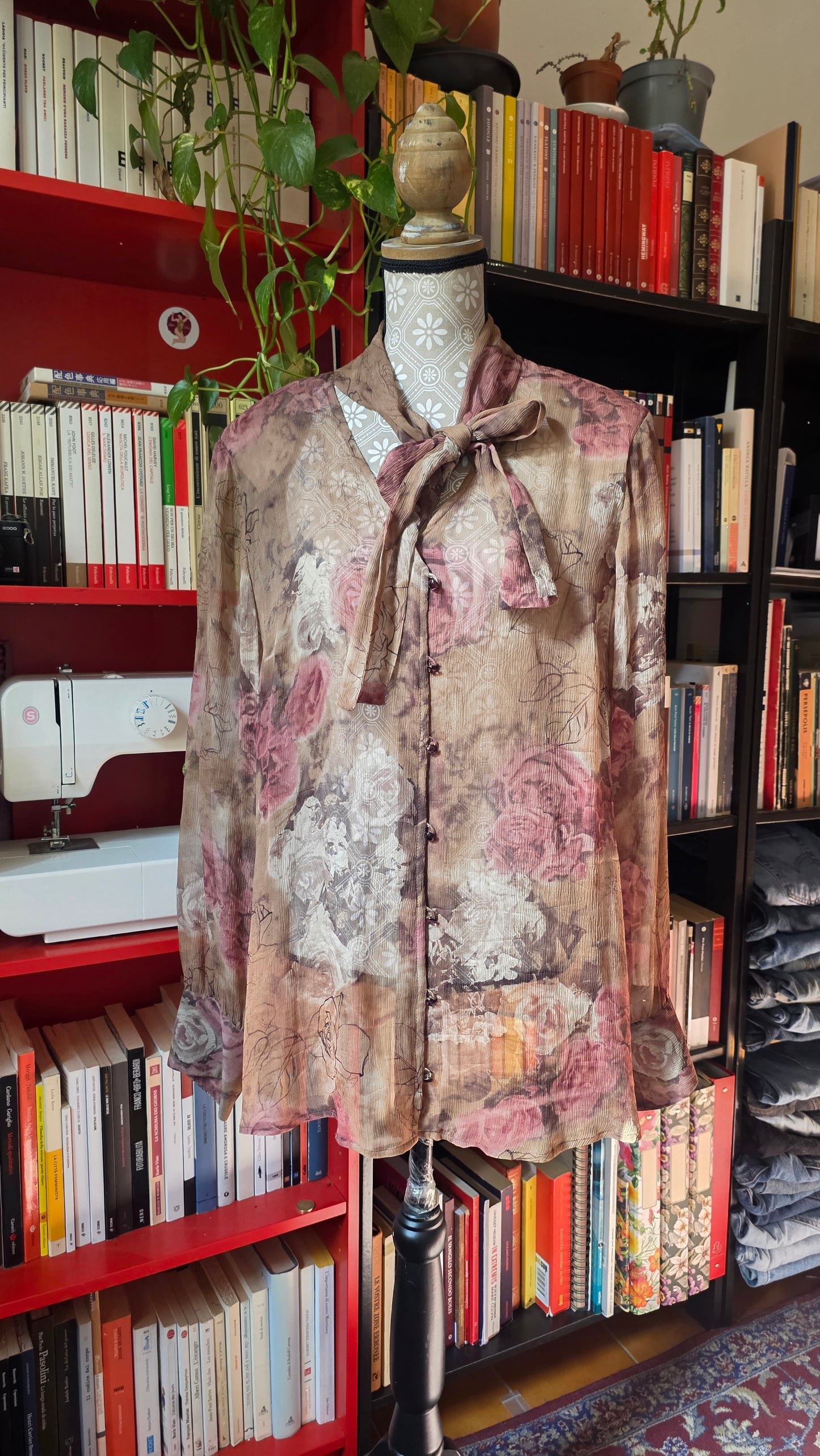 Camicia in seta Elena mirò