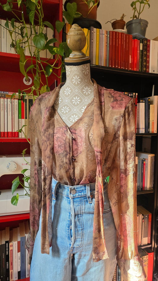 Camicia in seta Elena mirò