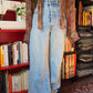 Jeans levi's ribcage crop flare