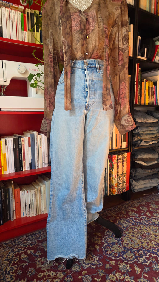 Jeans levi's ribcage crop flare