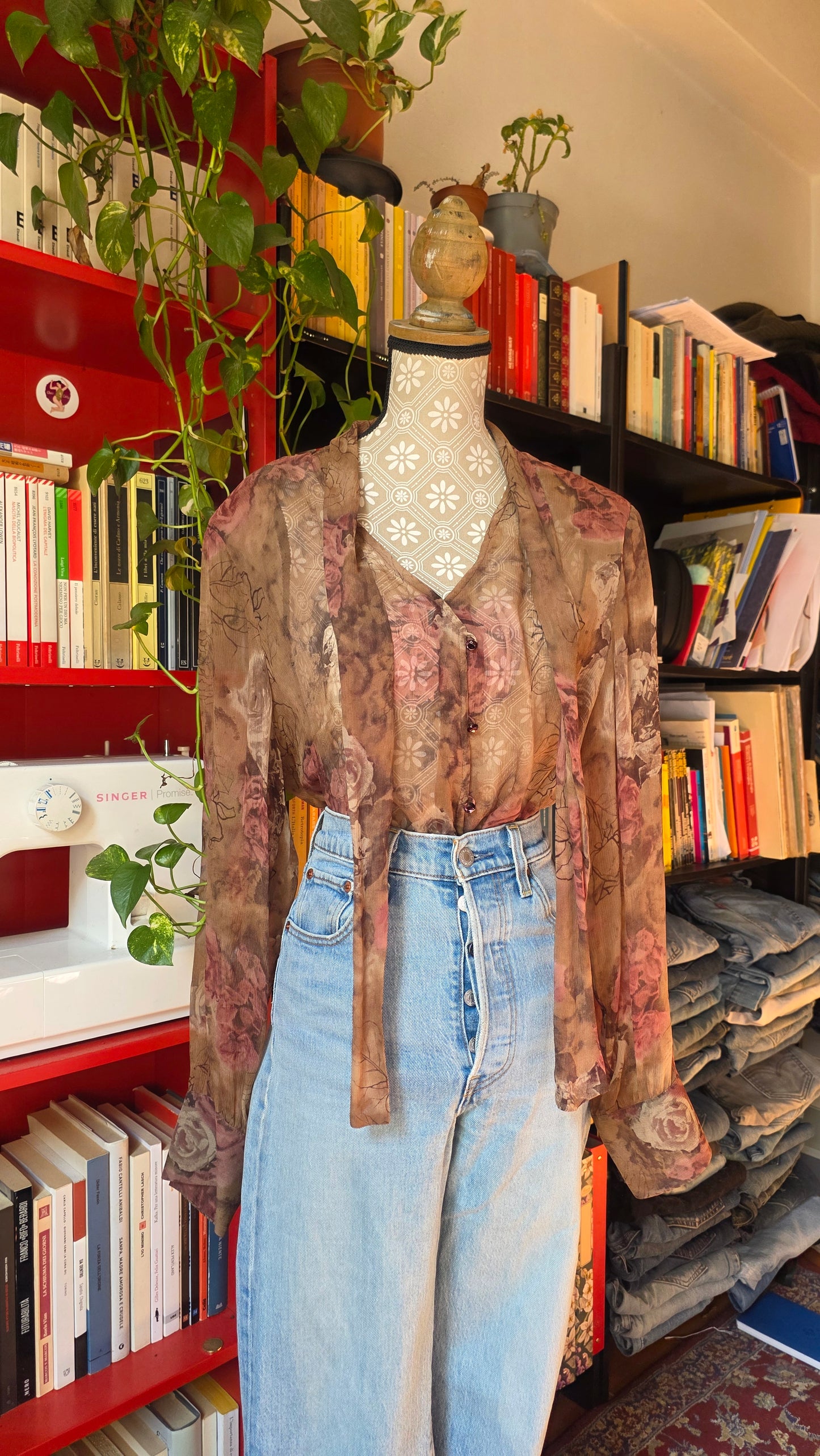 Camicia in seta Elena mirò