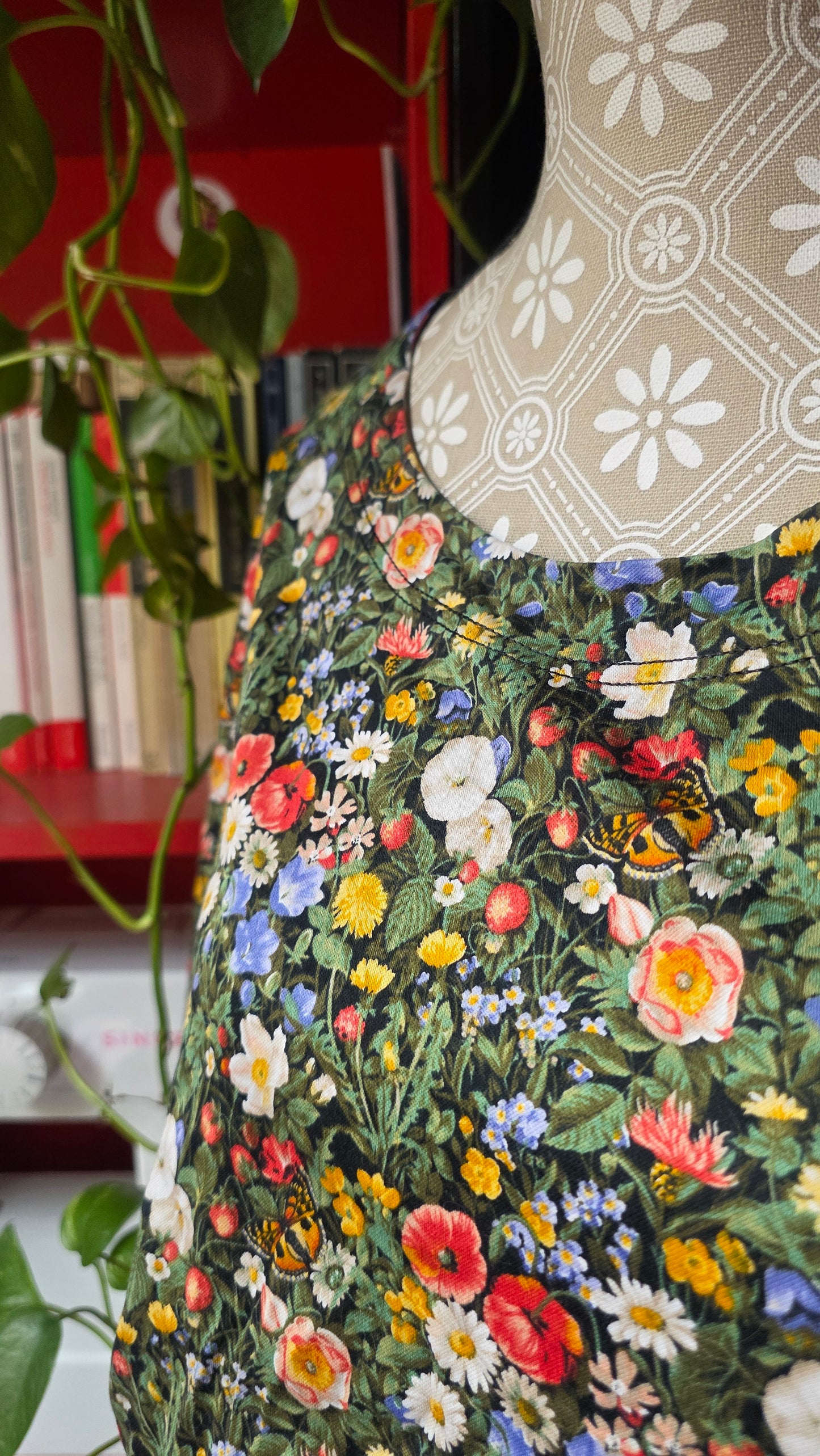 Maglia crop in cotone prato