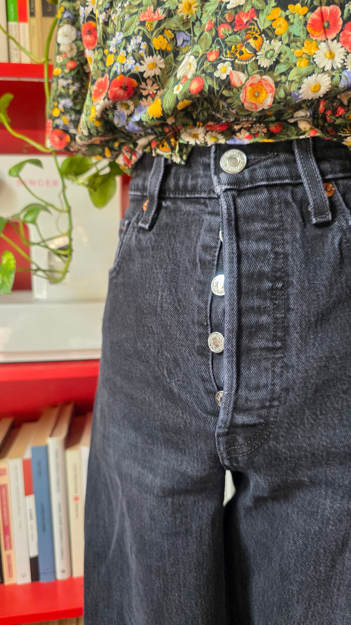 Jeans levi's ribcage crop flare