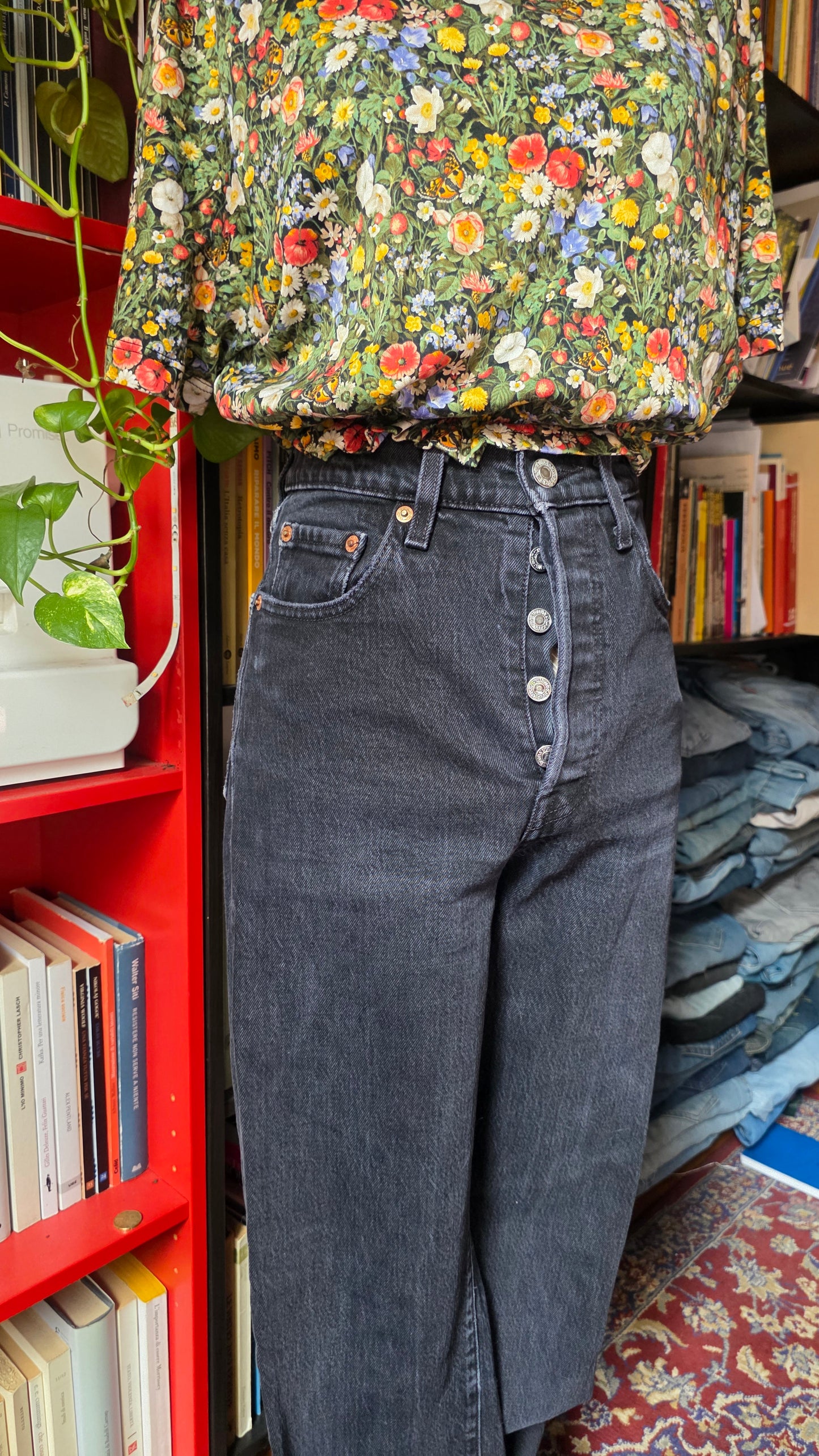 Jeans levi's ribcage crop flare