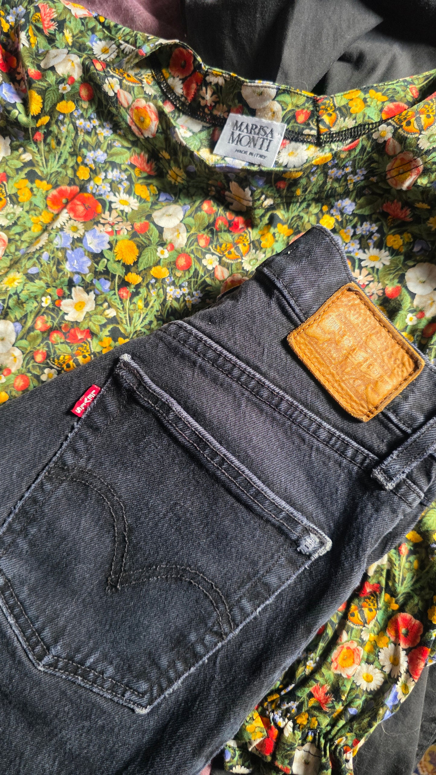 Jeans levi's ribcage crop flare