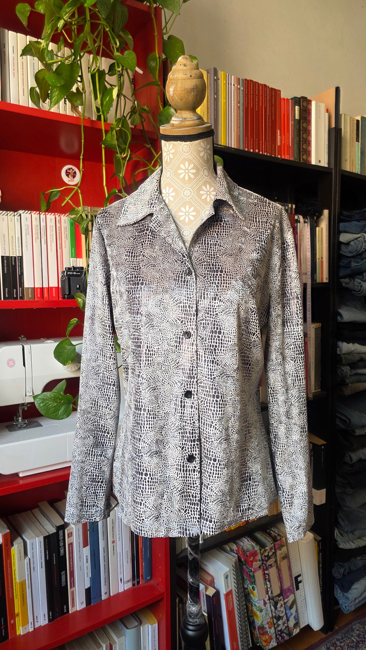 Camicia sartoriale animalier