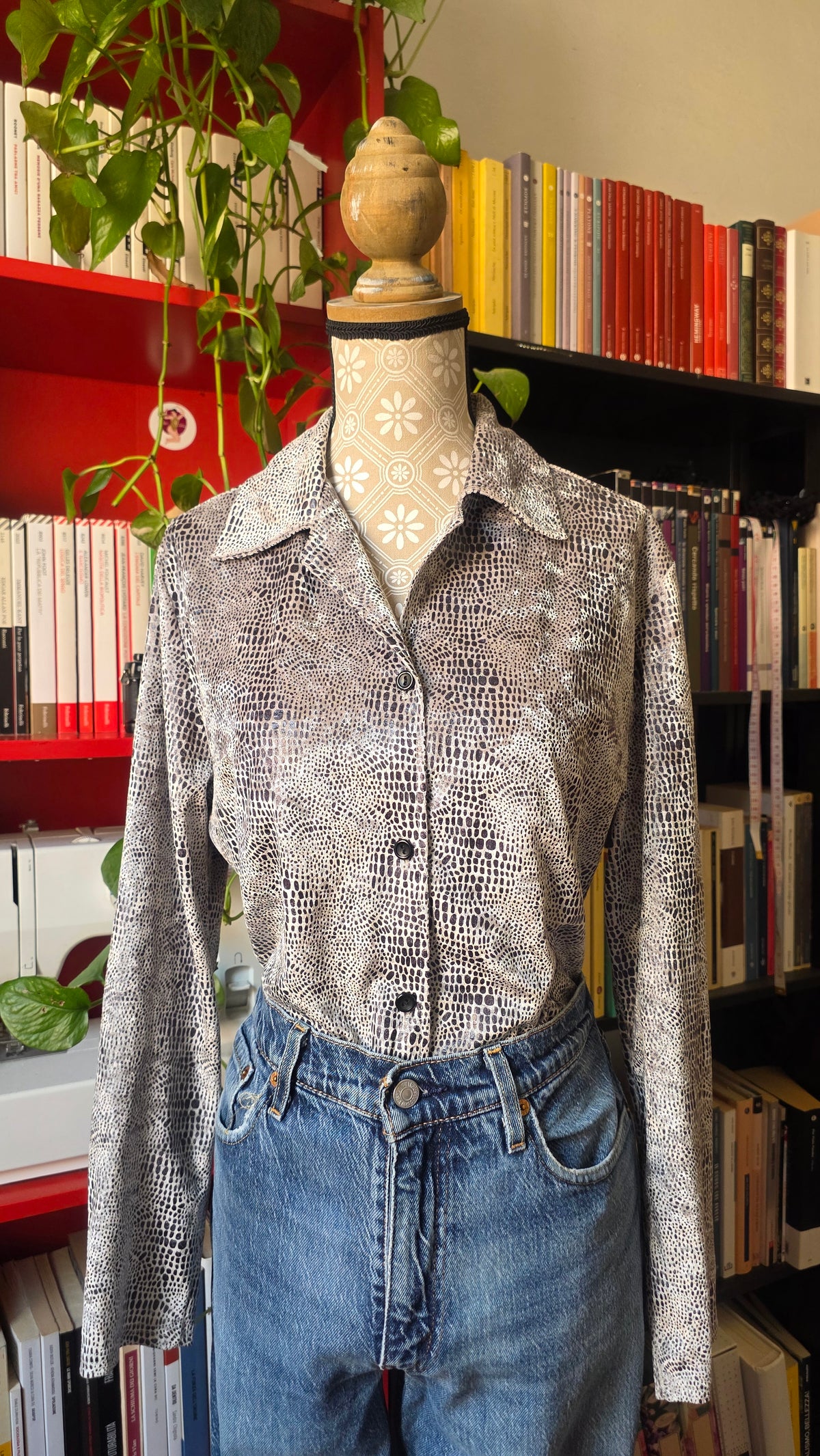 Camicia sartoriale animalier