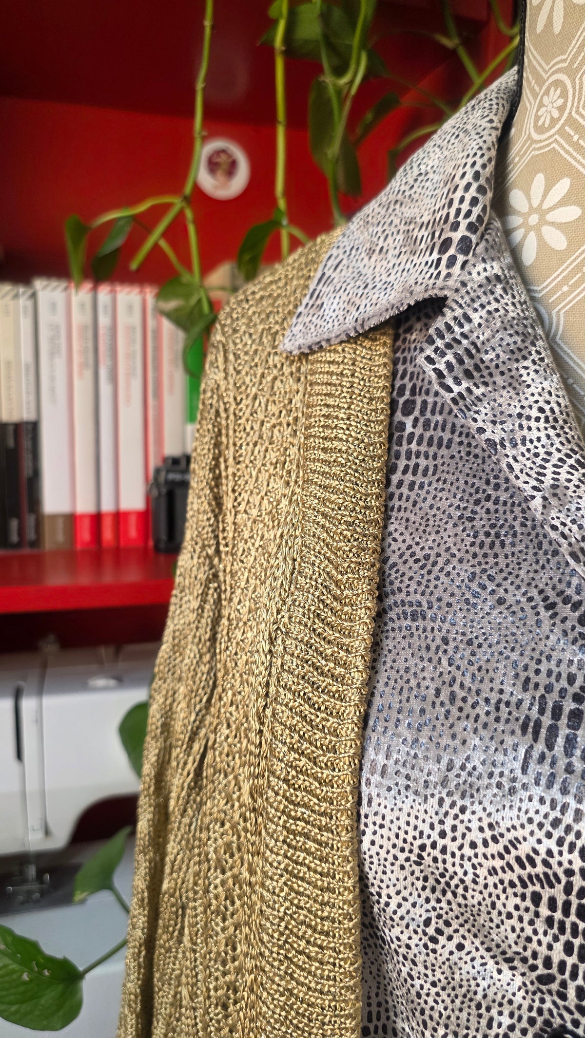 Cardigan Oliver oro lurex