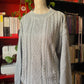Maglione Onyx lurex argento