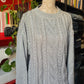 Maglione Onyx lurex argento