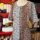 Camicia animalier maniche corte