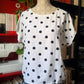 Camicia pois bianca e nera