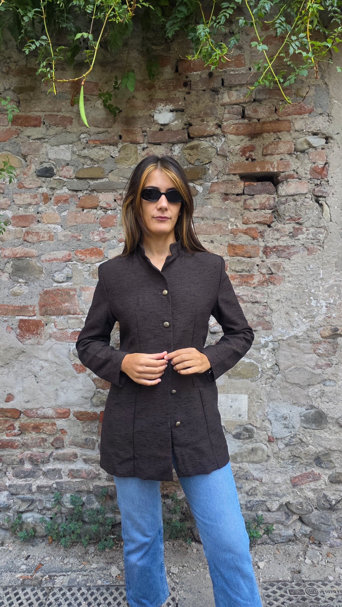 Giacca sartoriale marrone
