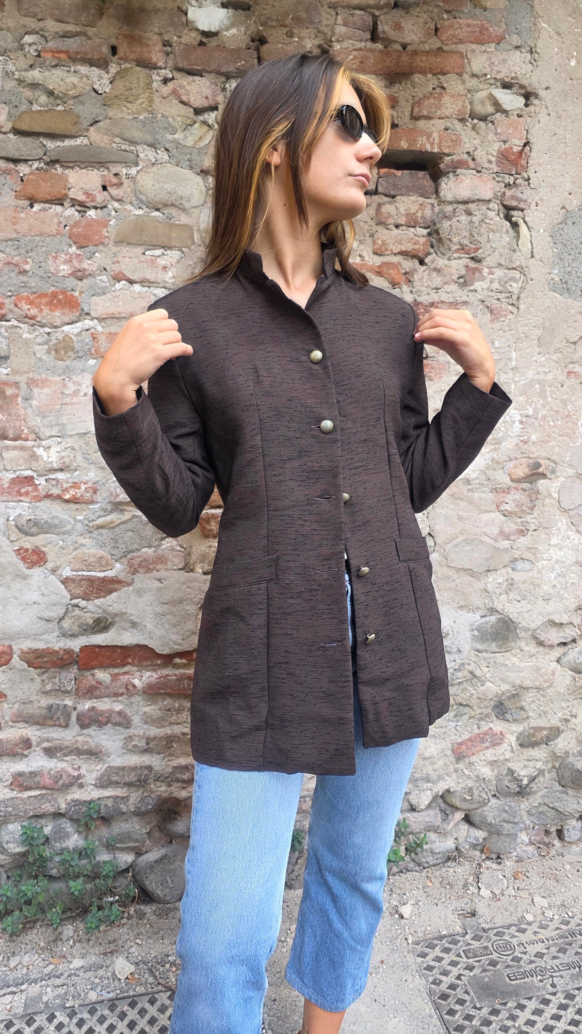 Giacca sartoriale marrone