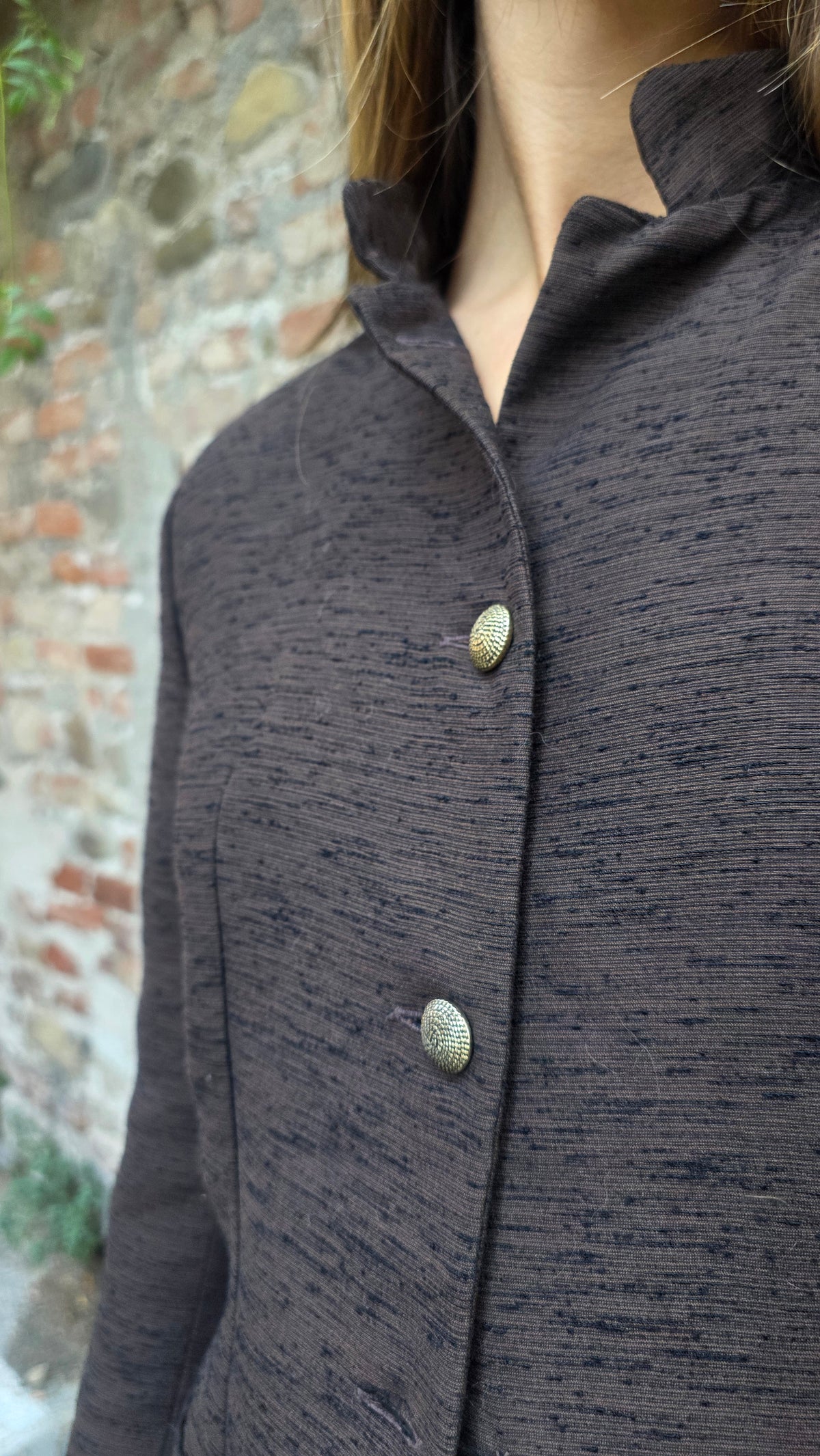Giacca sartoriale marrone