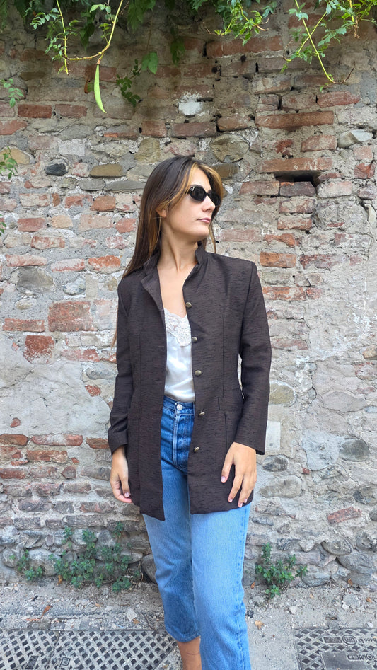Giacca sartoriale marrone