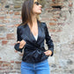 Blazer in raso