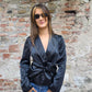 Blazer in raso