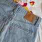 Gonna longuette Levi's denim chiaro