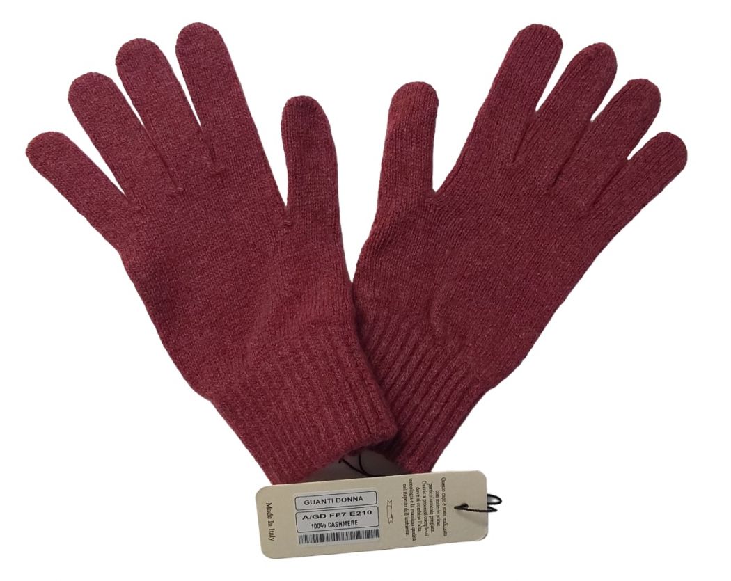 guanti in 100% cashmere (15 colori disponibili)