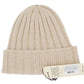 cappello a coste in 100% cashmere (15 colori disponibili)