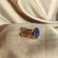 Anello corniola blu