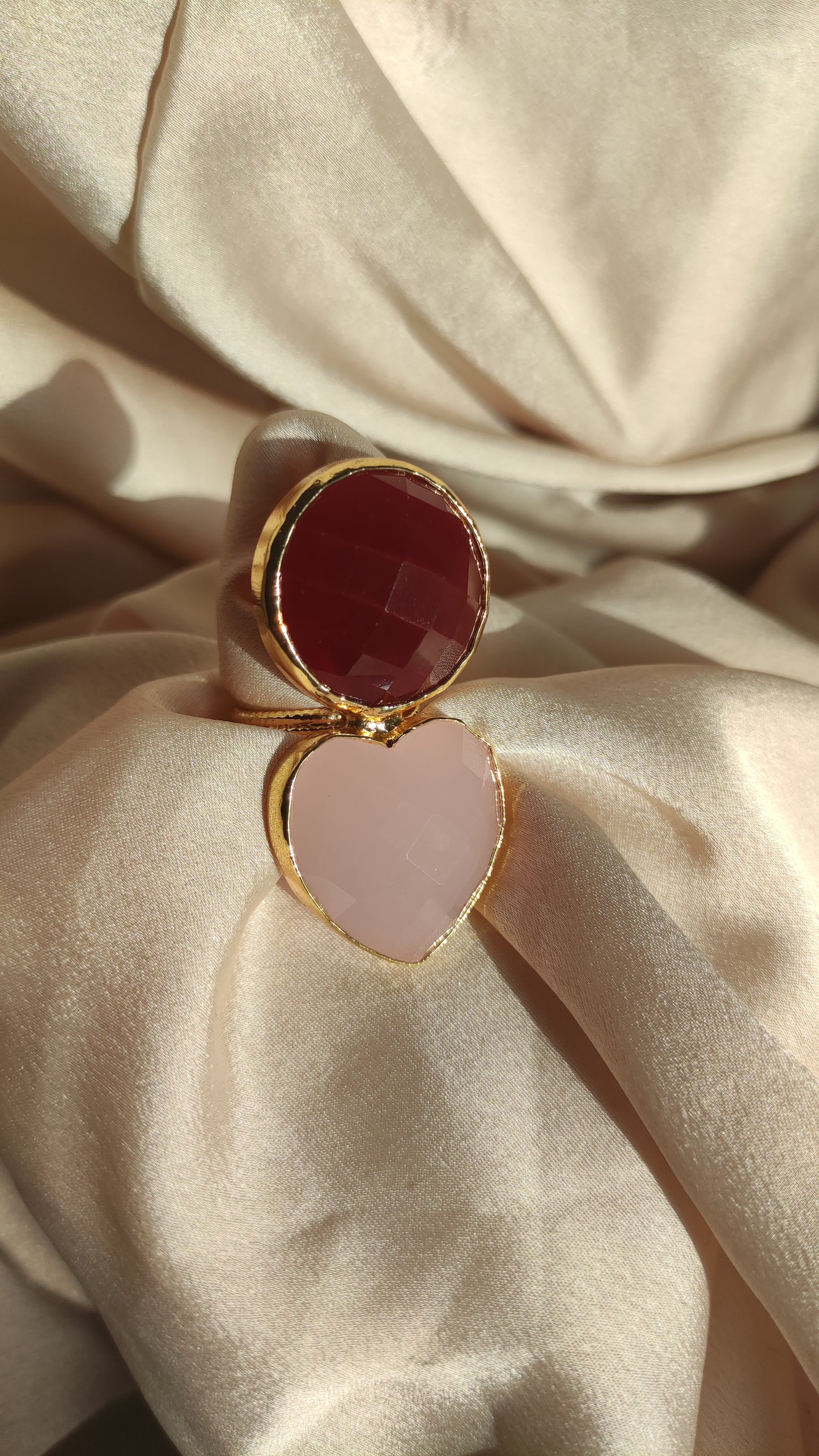 Anello dolcezza in cristalli