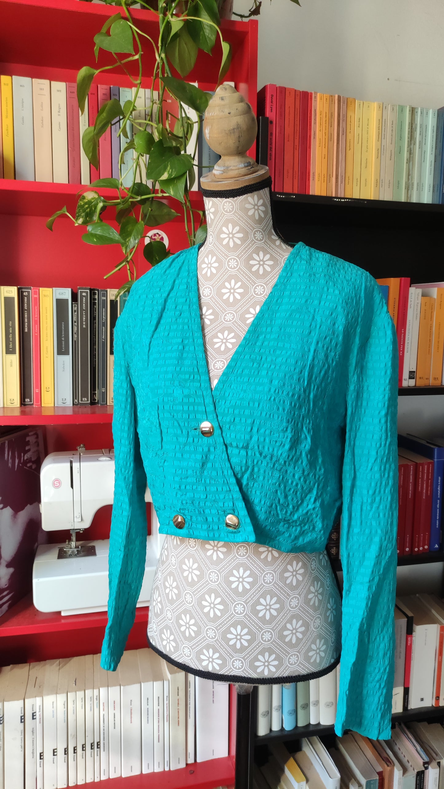 Camicia crop in seta Le Prime by Pucci Cecconi