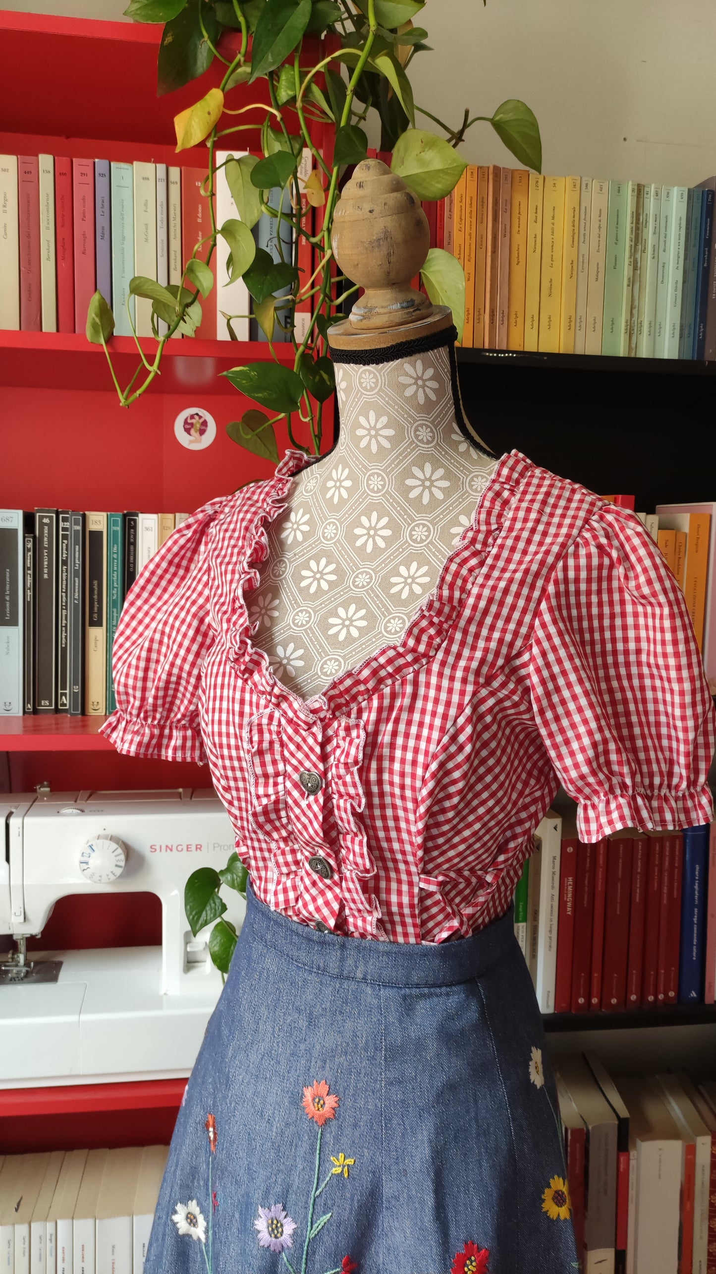 Camicia Vichy Tirolese