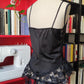 Top lingerie nero in pizzo