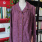 Camicia handmade san gallo viola