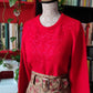 Maglione mohair rosso