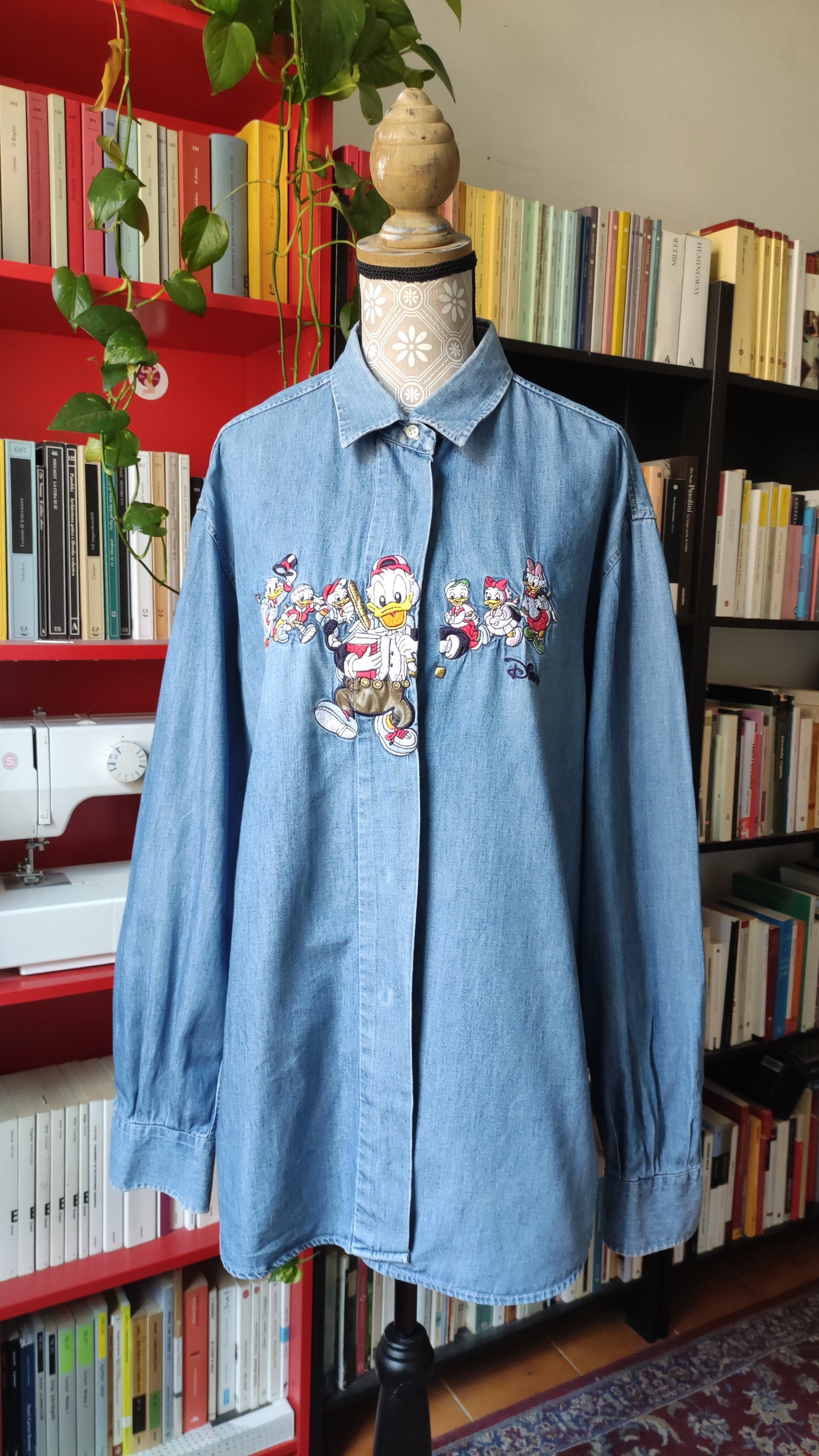 Camicia denim paperino