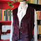 Gilet in velluto damascato