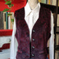 Gilet in velluto damascato