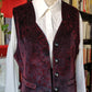 Gilet in velluto damascato