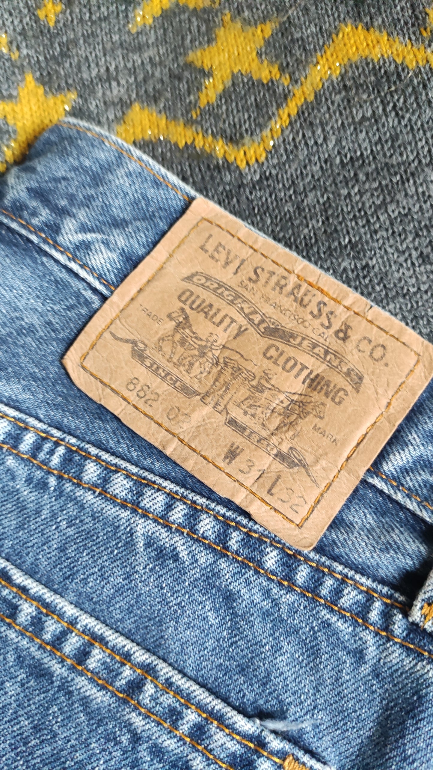 Jeans Levi's 882 Orange tab