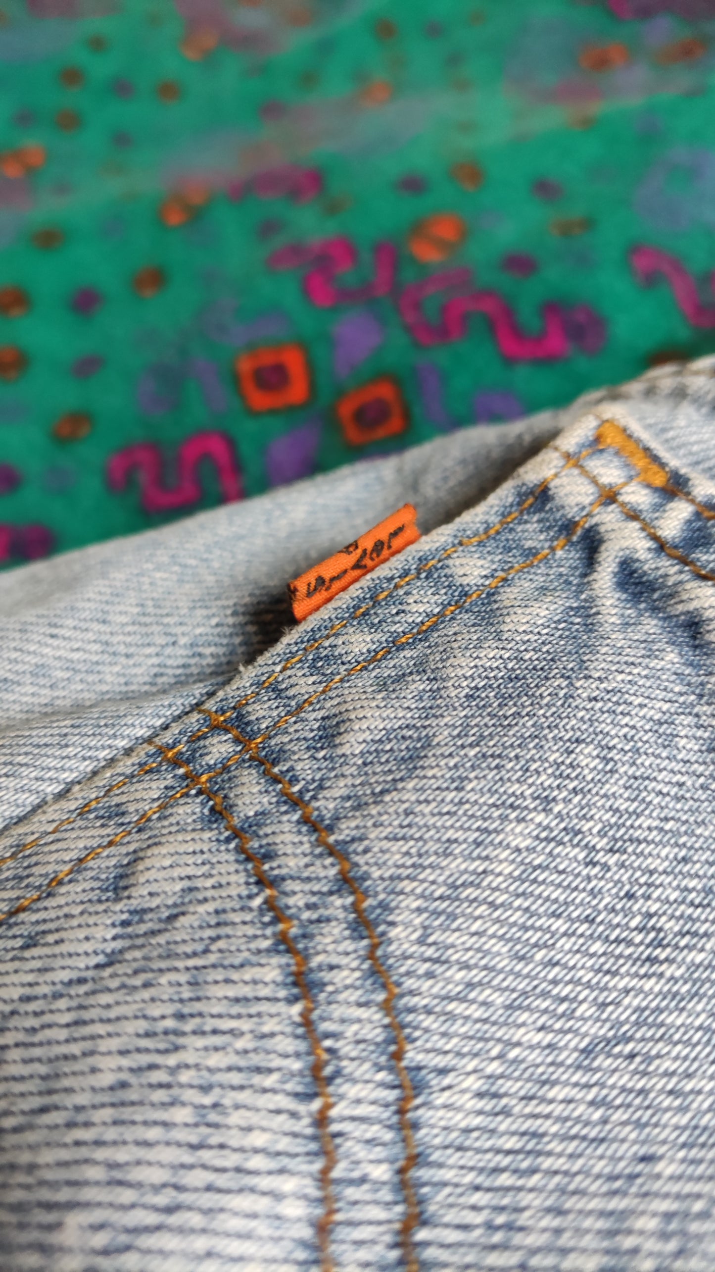 Jeans Levi's lavaggio chiaro Orange tab