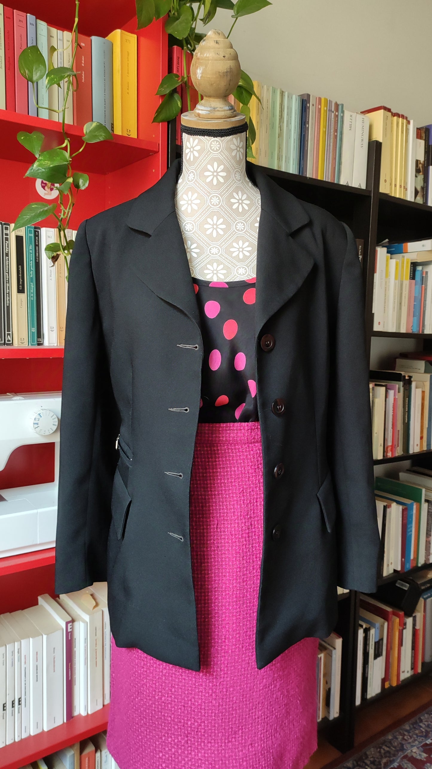 Blazer nero lusille