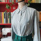 Camicia verde a righe