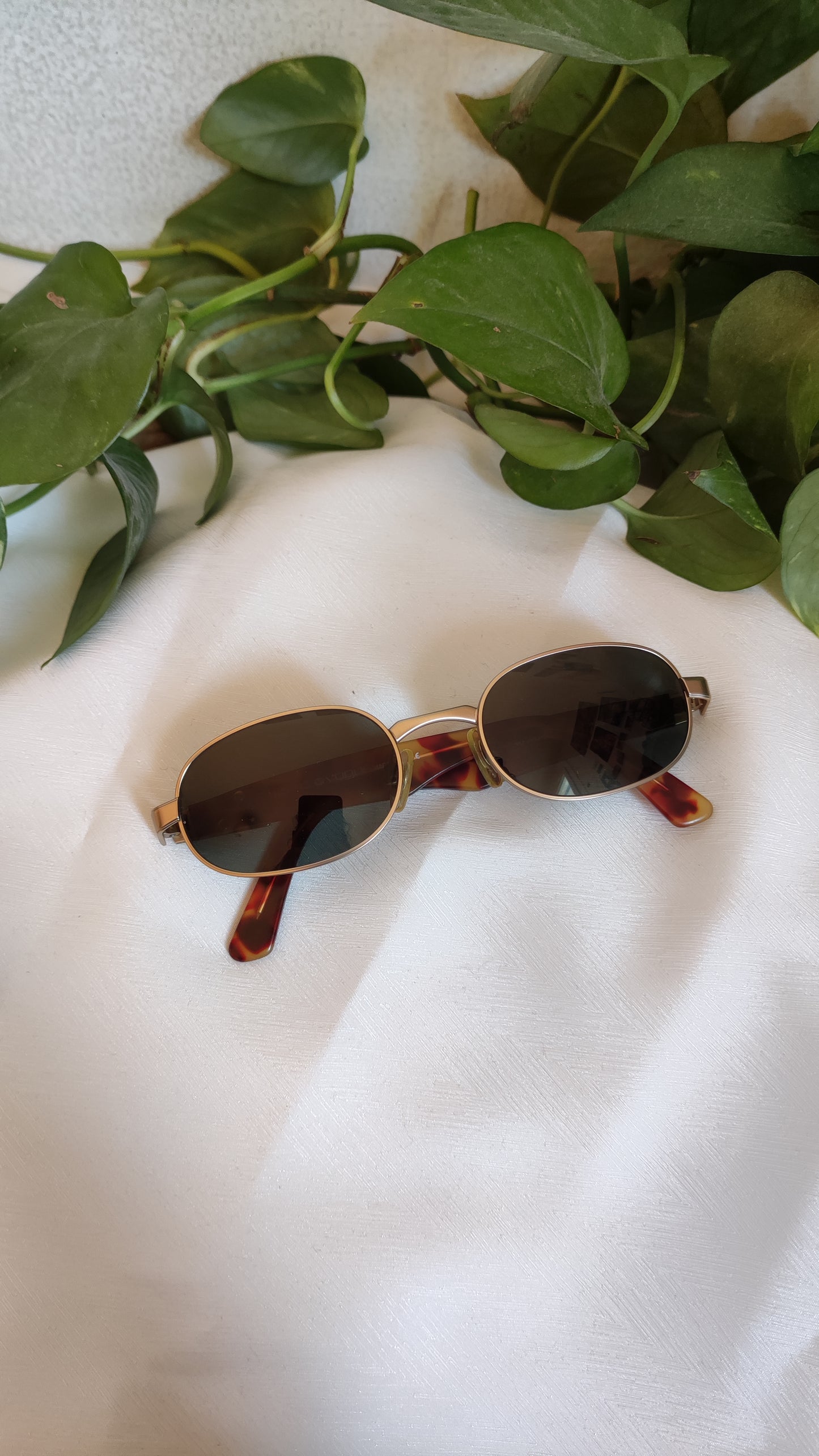 Occhiali da sole vintage Vogue astina maculata