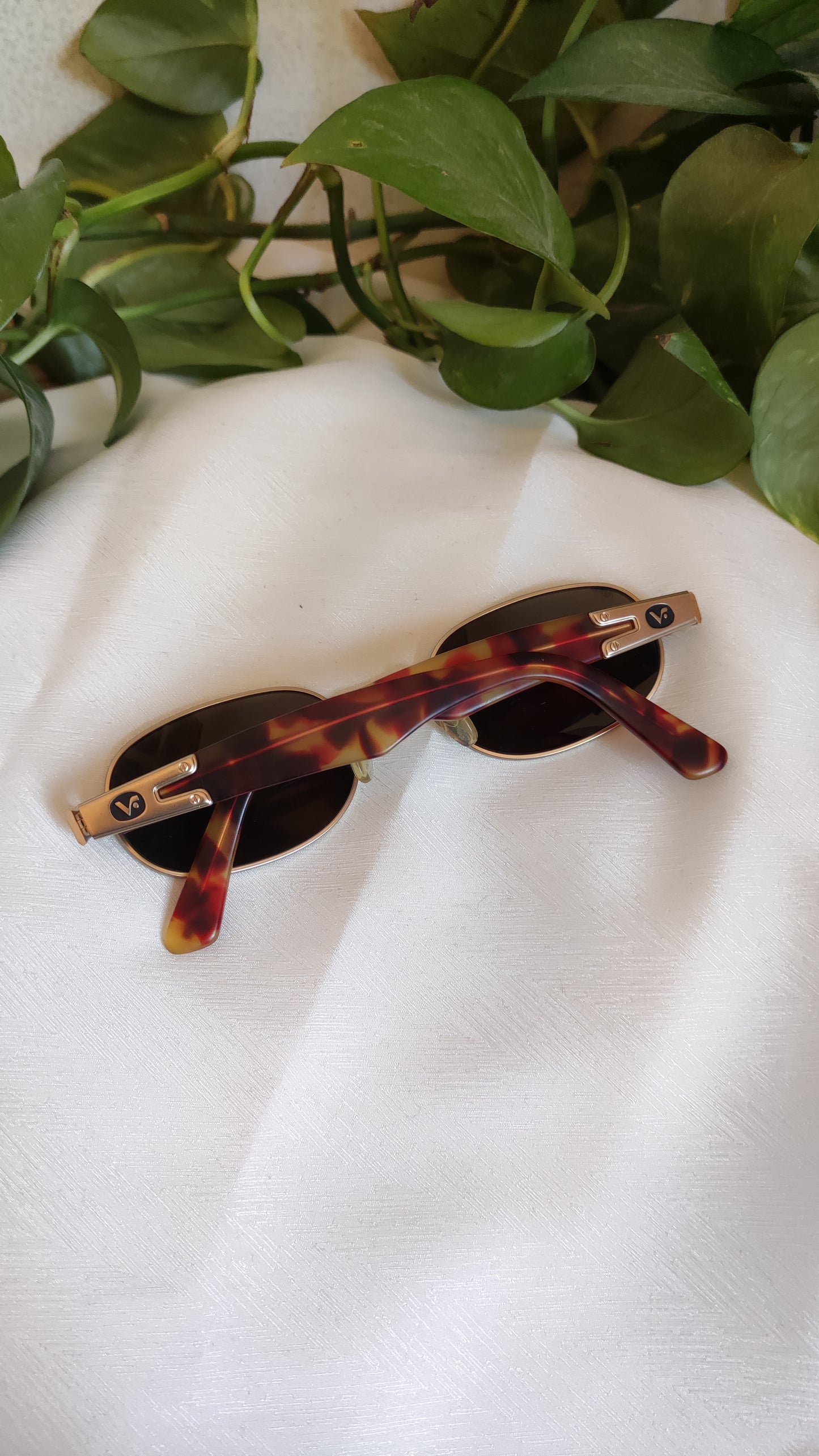 Occhiali da sole vintage Vogue astina maculata