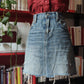 Minigonna Levi's denim chiara w25